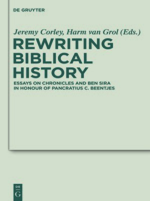 cover image of Rewriting Biblical History